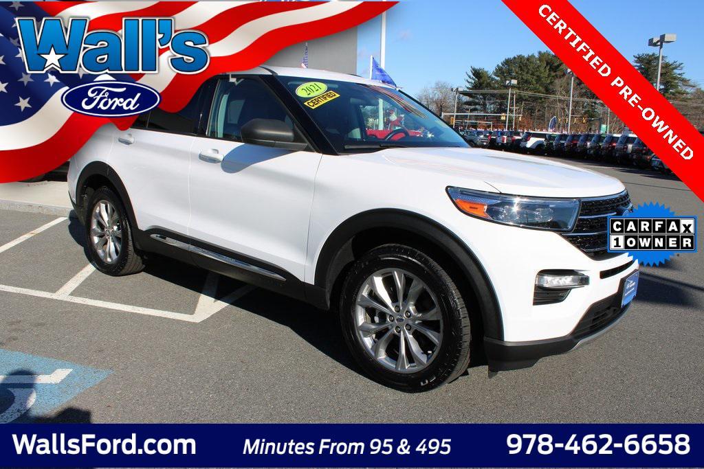used 2021 Ford Explorer car, priced at $29,896