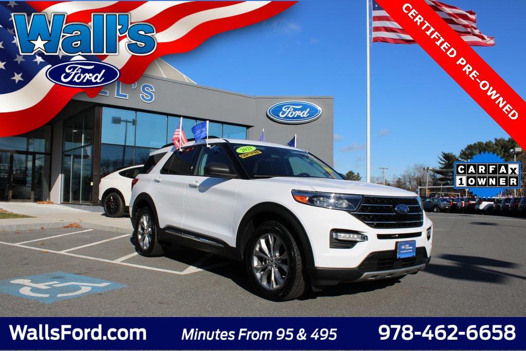 used 2021 Ford Explorer car, priced at $29,896