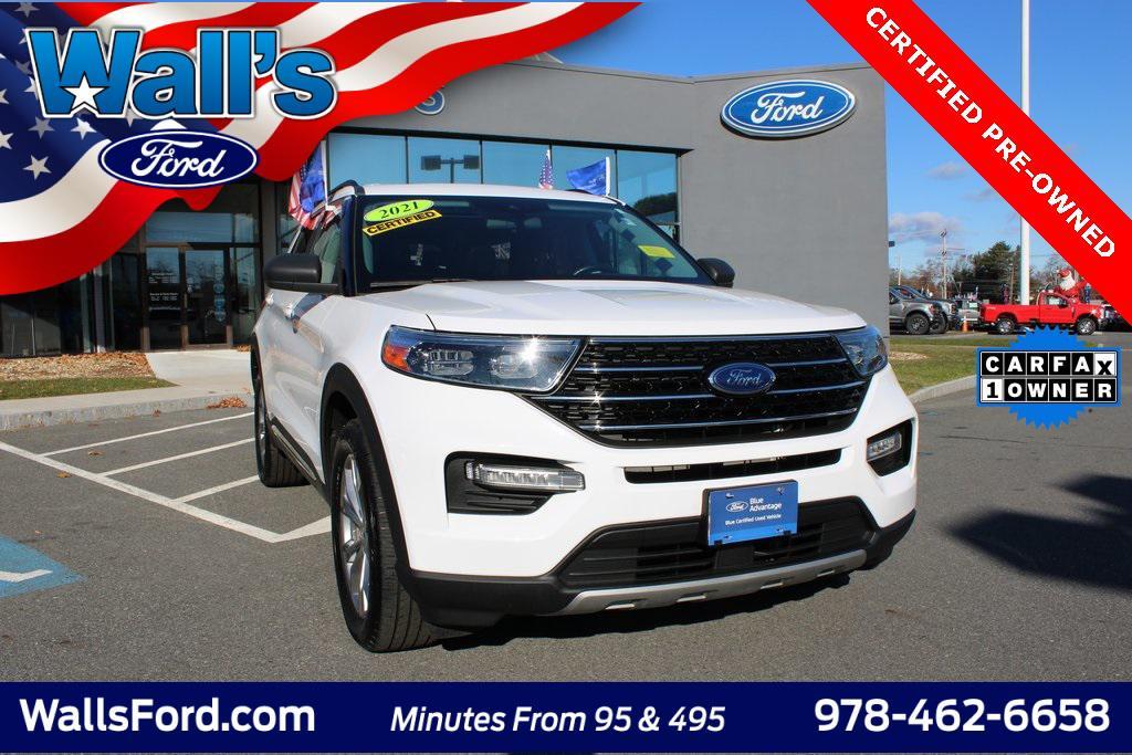 used 2021 Ford Explorer car, priced at $29,896