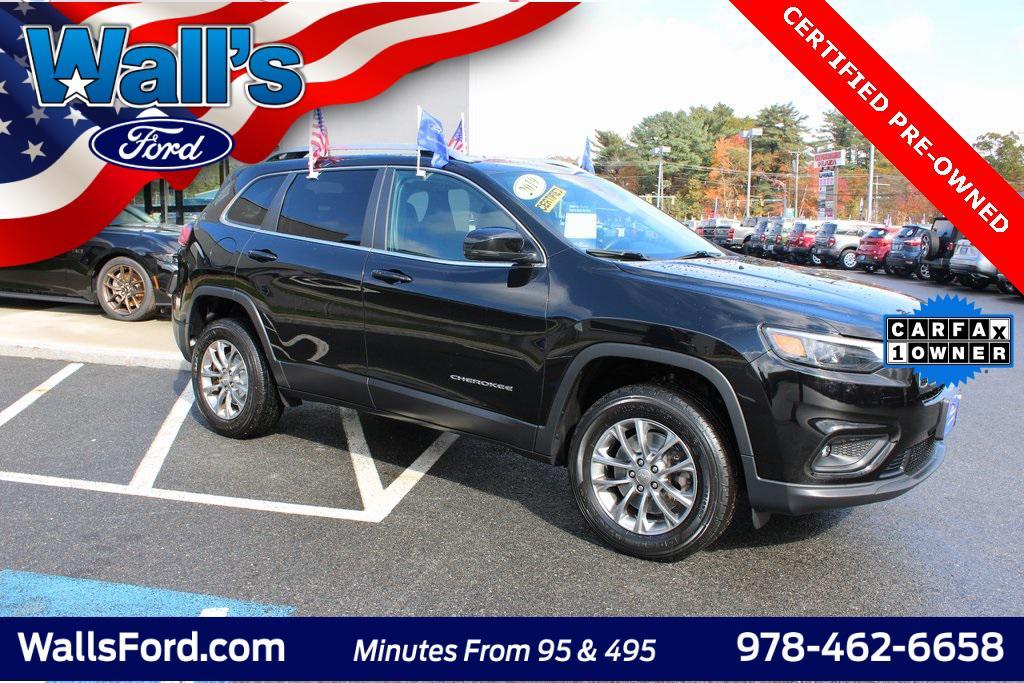 used 2019 Jeep Cherokee car, priced at $19,105