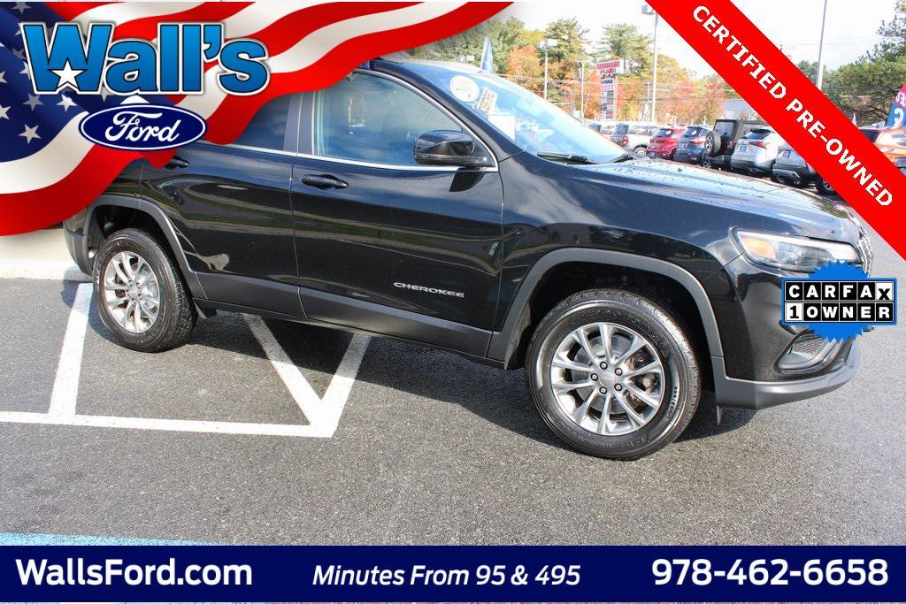 used 2019 Jeep Cherokee car, priced at $19,105