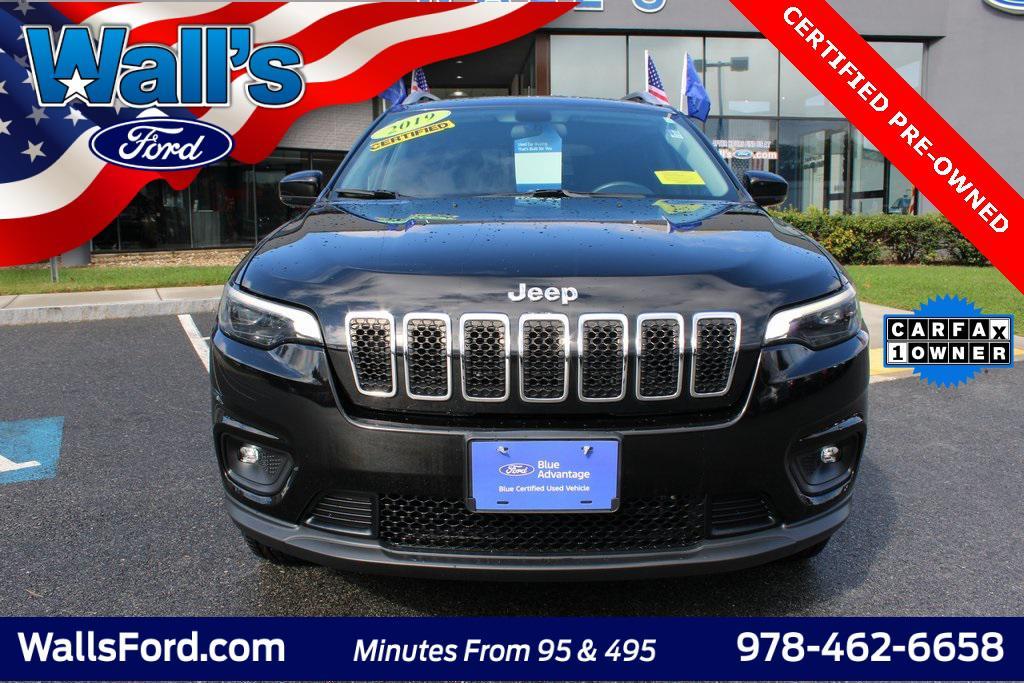 used 2019 Jeep Cherokee car, priced at $19,105