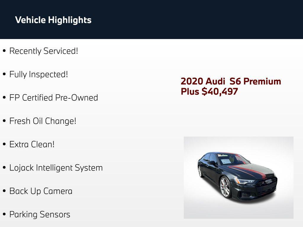 used 2020 Audi S6 car, priced at $40,497