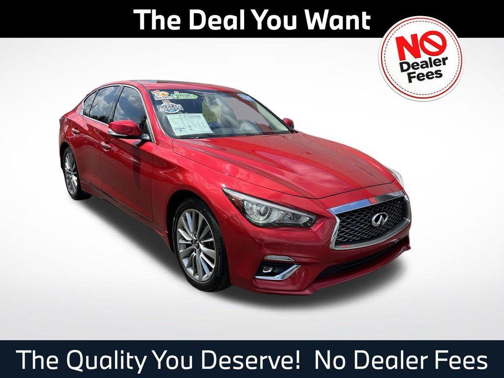 used 2022 INFINITI Q50 car, priced at $27,497