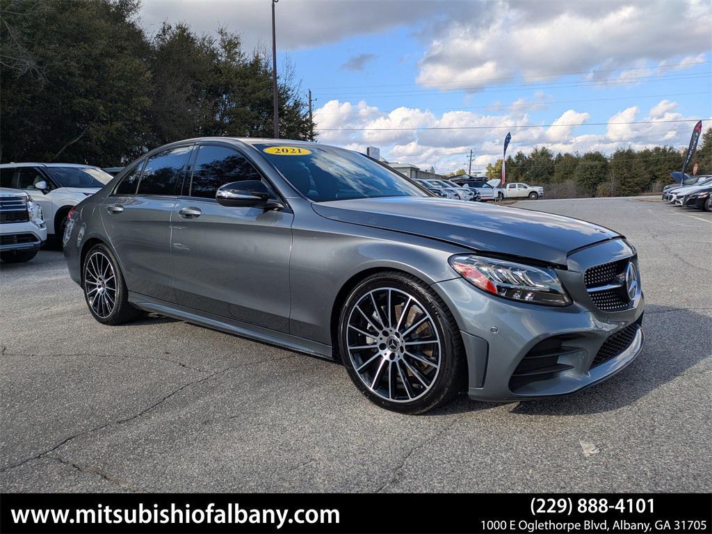 used 2021 Mercedes-Benz C-Class car, priced at $26,555