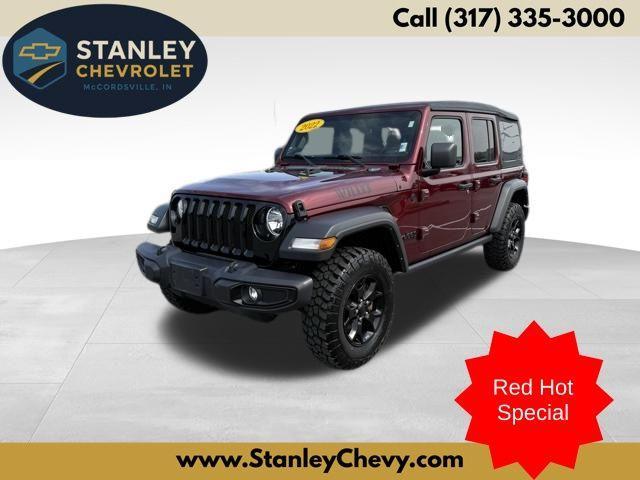 used 2022 Jeep Wrangler Unlimited car, priced at $30,757