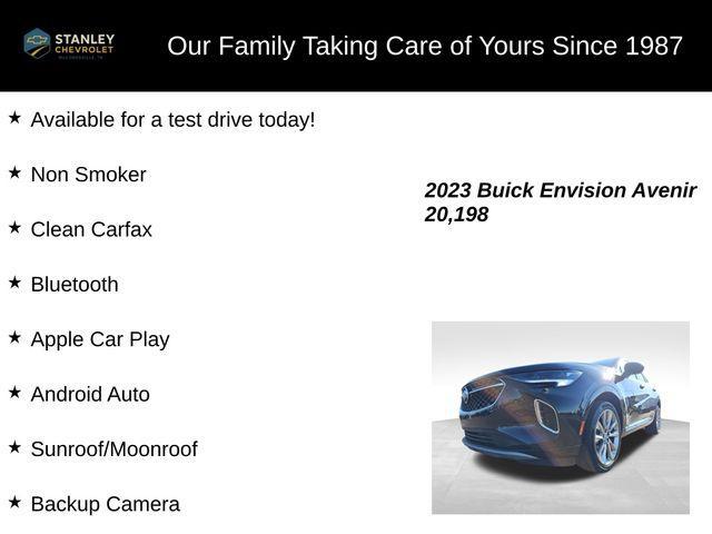 used 2023 Buick Envision car, priced at $33,187