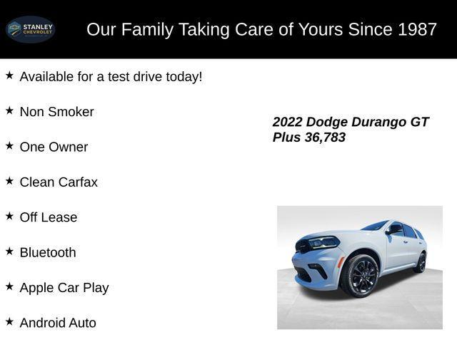 used 2022 Dodge Durango car, priced at $33,300