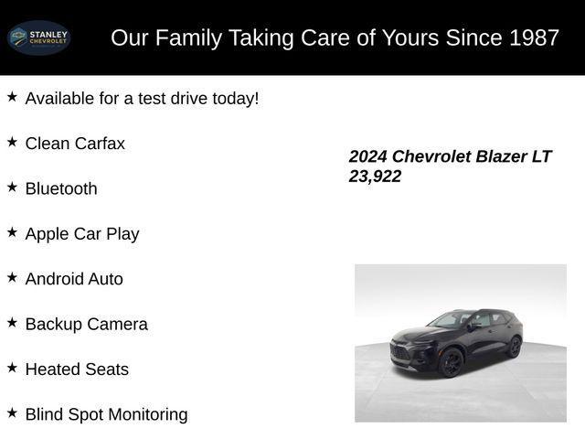 used 2024 Chevrolet Blazer car, priced at $26,776