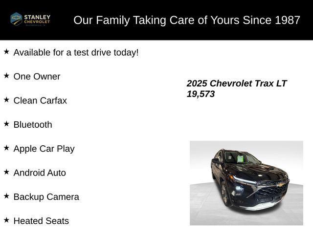 used 2025 Chevrolet Trax car, priced at $22,199