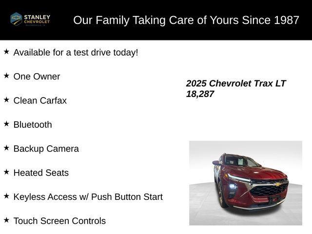 used 2025 Chevrolet Trax car, priced at $22,878