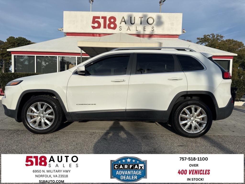 used 2015 Jeep Cherokee car, priced at $6,500
