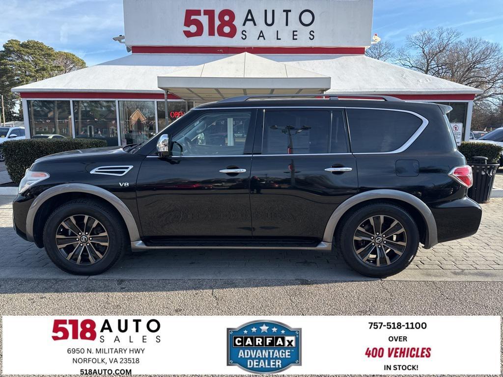 used 2017 Nissan Armada car, priced at $13,500