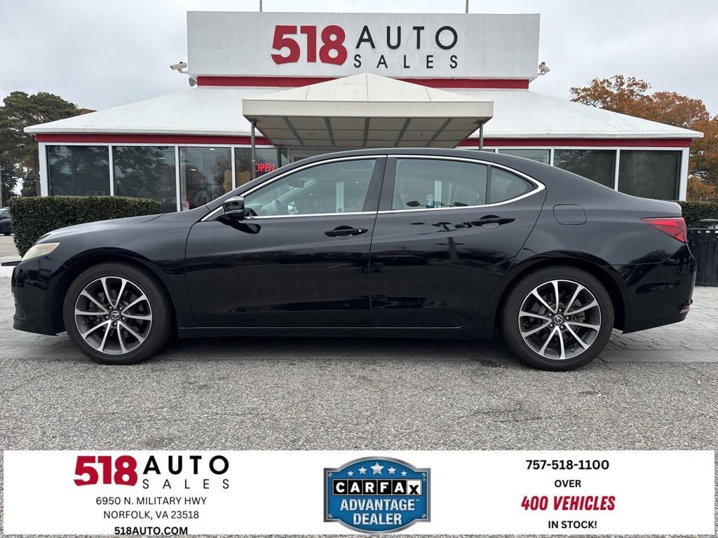 used 2015 Acura TLX car, priced at $17,500