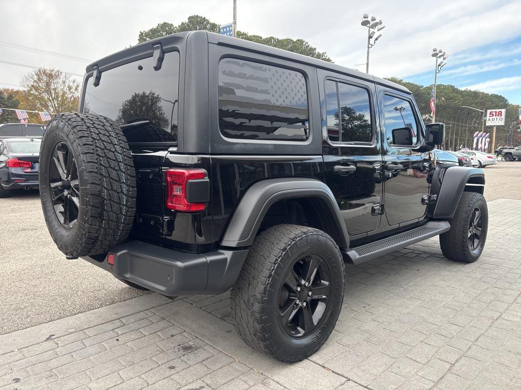 used 2021 Jeep Wrangler Unlimited car, priced at $19,500