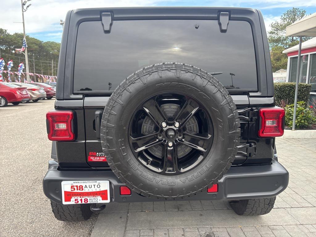 used 2021 Jeep Wrangler Unlimited car, priced at $19,500