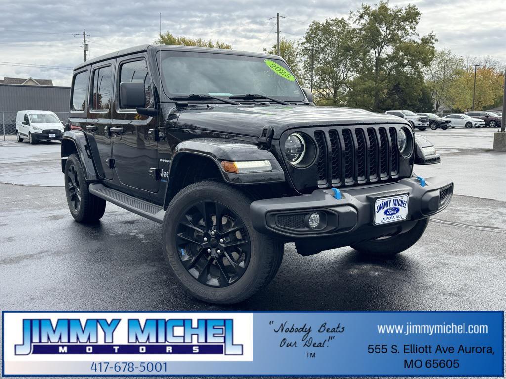used 2023 Jeep Wrangler 4xe car, priced at $29,659