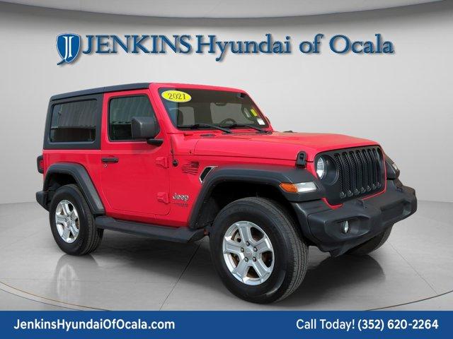 used 2021 Jeep Wrangler car, priced at $24,258