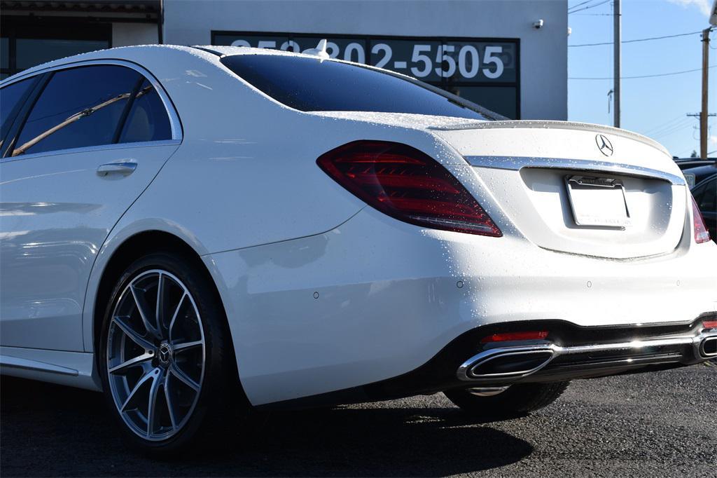 used 2020 Mercedes-Benz S-Class car, priced at $39,990