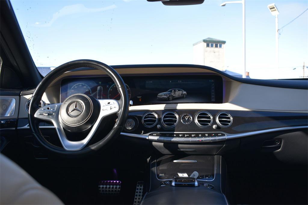 used 2020 Mercedes-Benz S-Class car, priced at $39,990