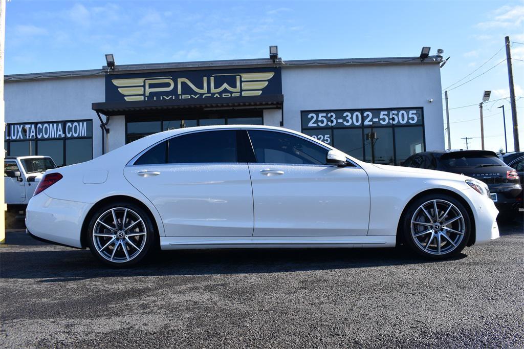 used 2020 Mercedes-Benz S-Class car, priced at $39,990