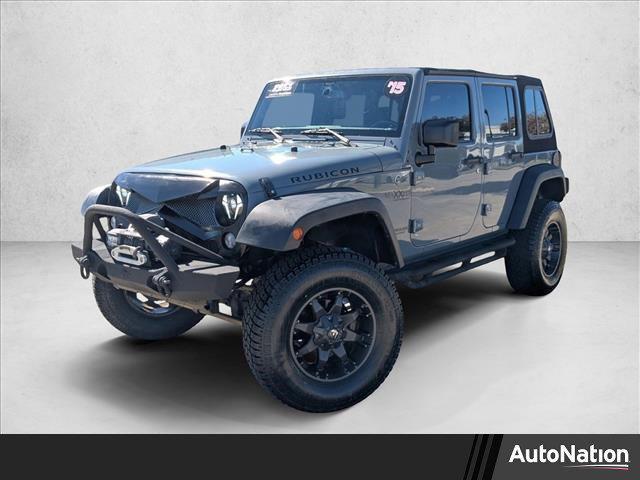 used 2015 Jeep Wrangler Unlimited car, priced at $17,691