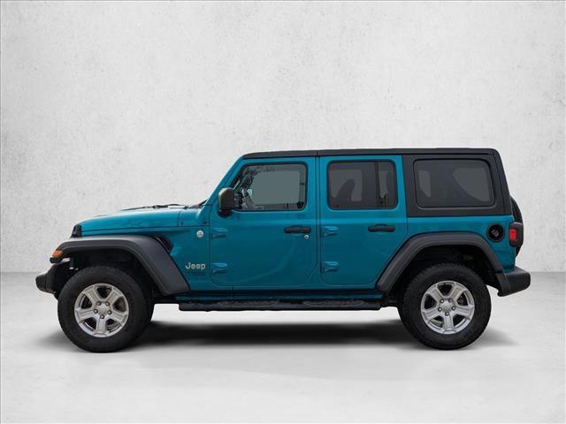 used 2020 Jeep Wrangler Unlimited car, priced at $21,491