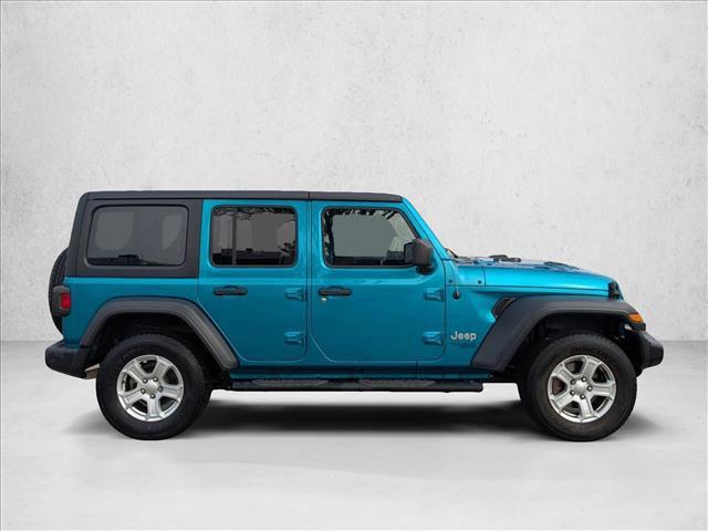 used 2020 Jeep Wrangler Unlimited car, priced at $21,491