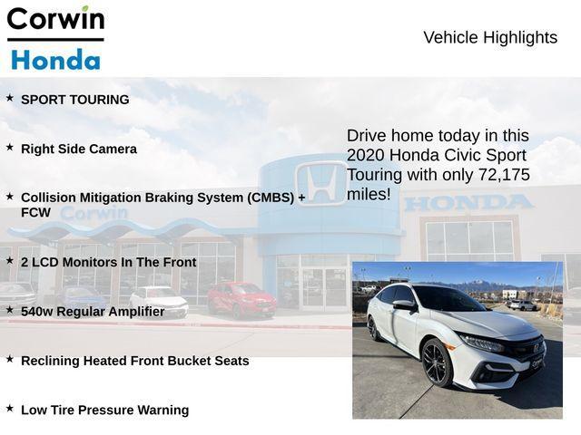 used 2020 Honda Civic car, priced at $20,100