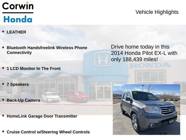 used 2014 Honda Pilot car, priced at $10,150