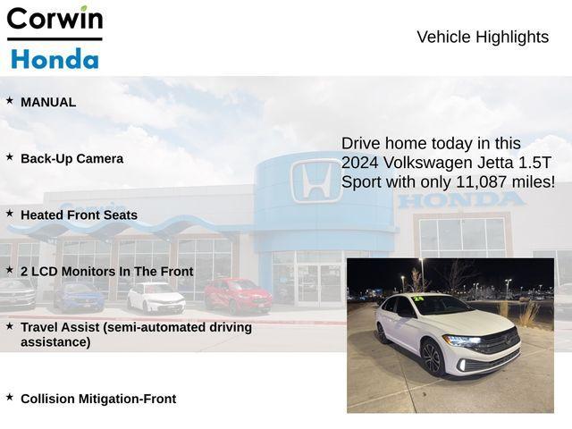 used 2024 Volkswagen Jetta car, priced at $20,500