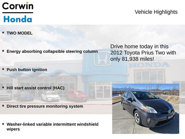 used 2012 Toyota Prius car, priced at $11,000