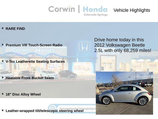 used 2012 Volkswagen Beetle car, priced at $11,000