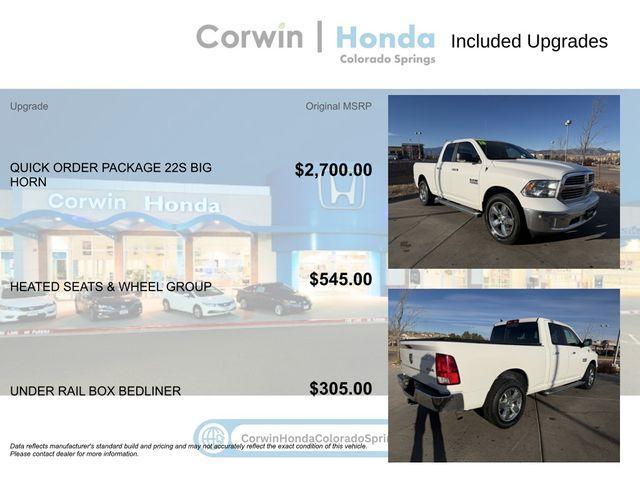 used 2018 Ram 1500 car, priced at $18,000