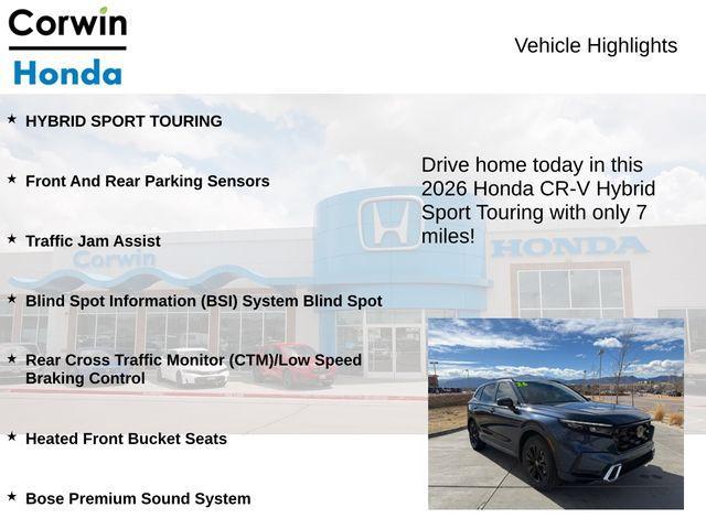 used 2026 Honda CR-V Hybrid car, priced at $44,000