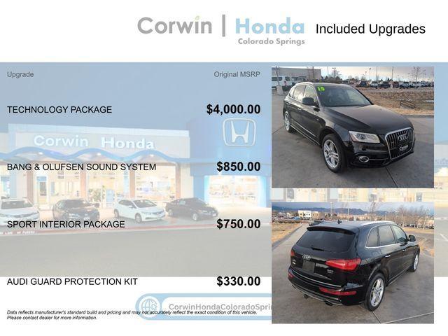 used 2015 Audi Q5 car, priced at $13,000