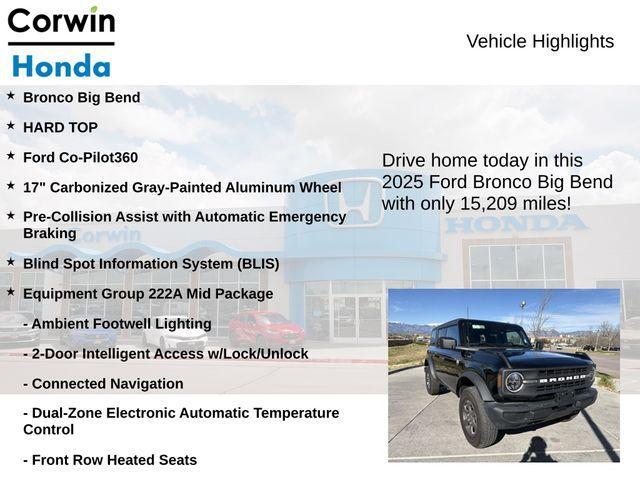 used 2025 Ford Bronco car, priced at $38,500