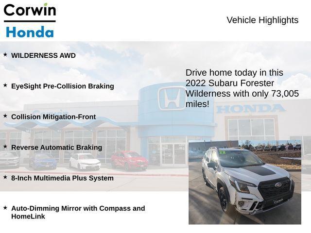 used 2022 Subaru Forester car, priced at $26,000