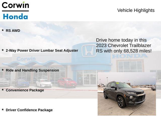 used 2023 Chevrolet TrailBlazer car, priced at $20,900