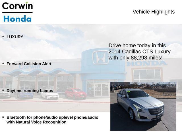 used 2014 Cadillac CTS car, priced at $12,200