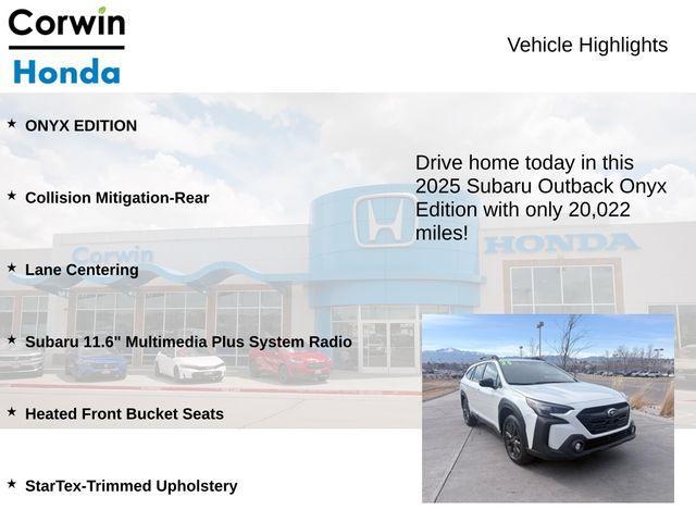 used 2025 Subaru Outback car, priced at $31,000