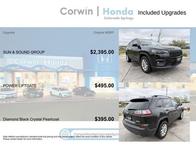 used 2022 Jeep Cherokee car, priced at $21,600