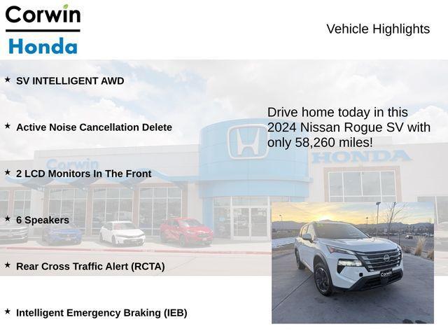 used 2024 Nissan Rogue car, priced at $19,000