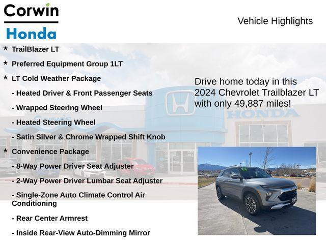 used 2024 Chevrolet TrailBlazer car, priced at $20,500