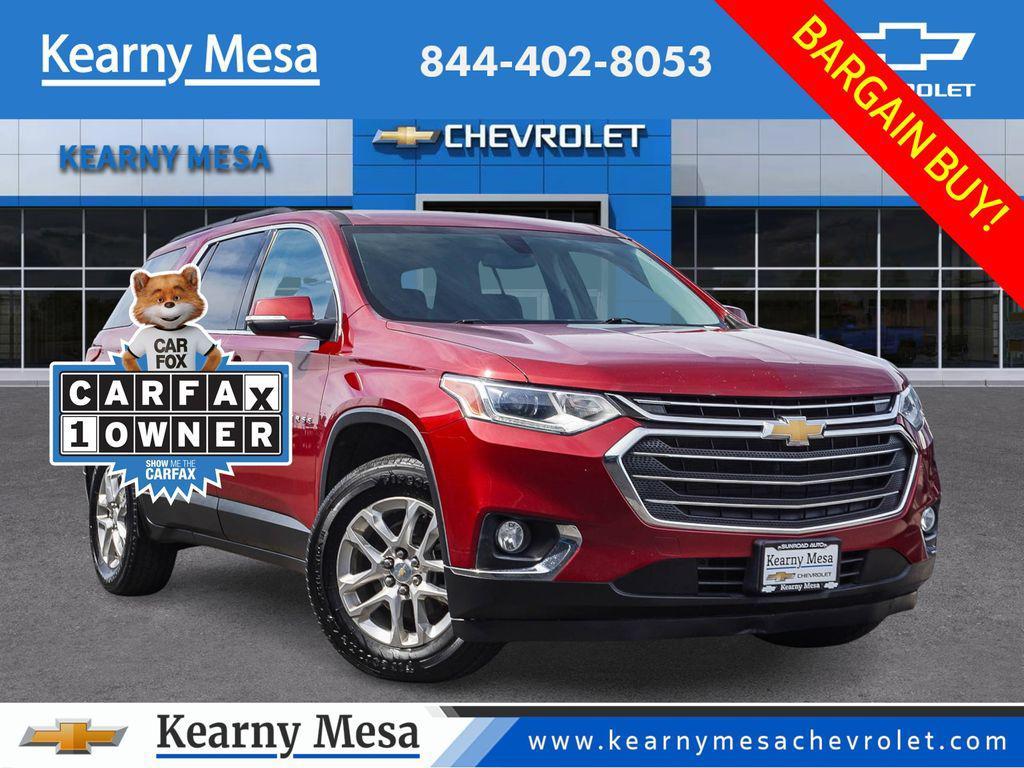 used 2021 Chevrolet Traverse car, priced at $16,986
