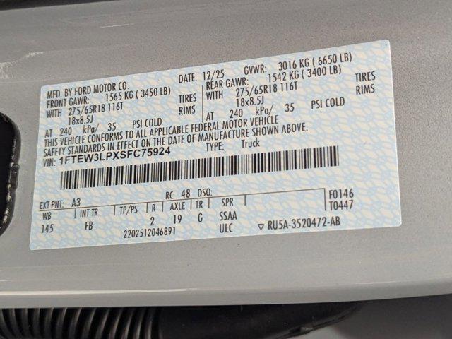 new 2025 Ford F-150 car, priced at $57,840