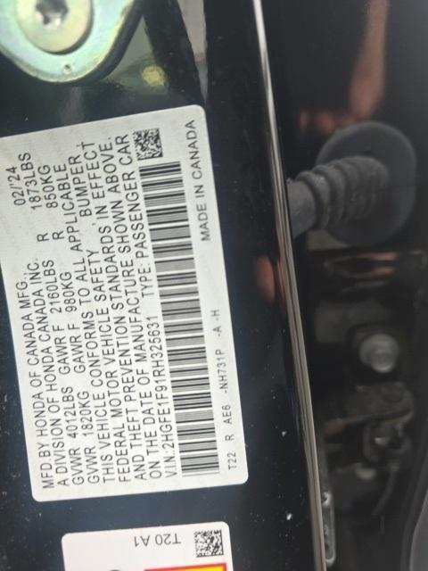 used 2024 Honda Civic car, priced at $26,632