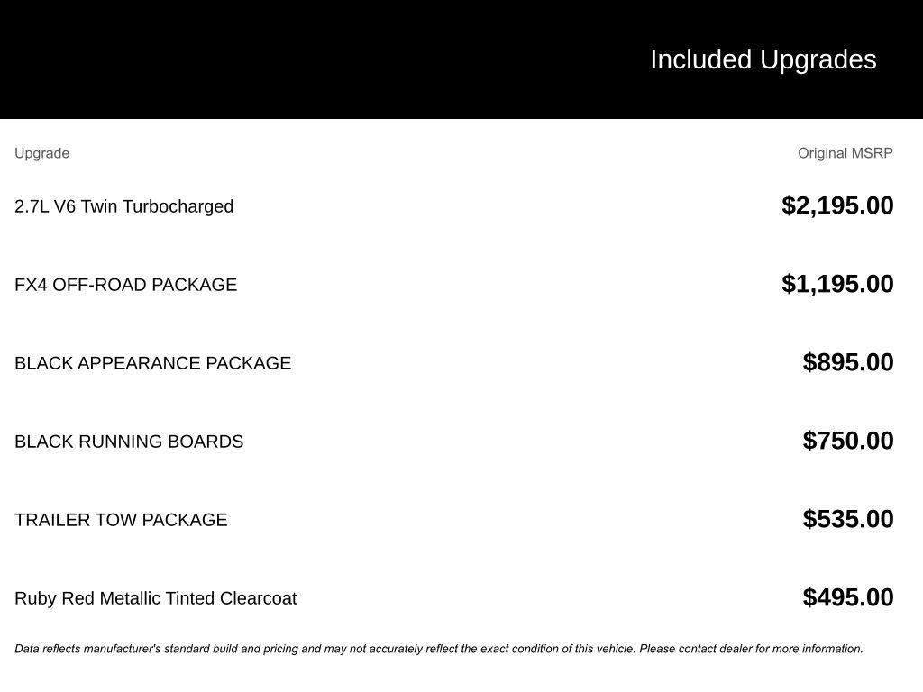 new 2025 Ford Ranger car, priced at $53,232