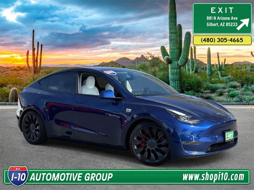 used 2022 Tesla Model Y car, priced at $25,999