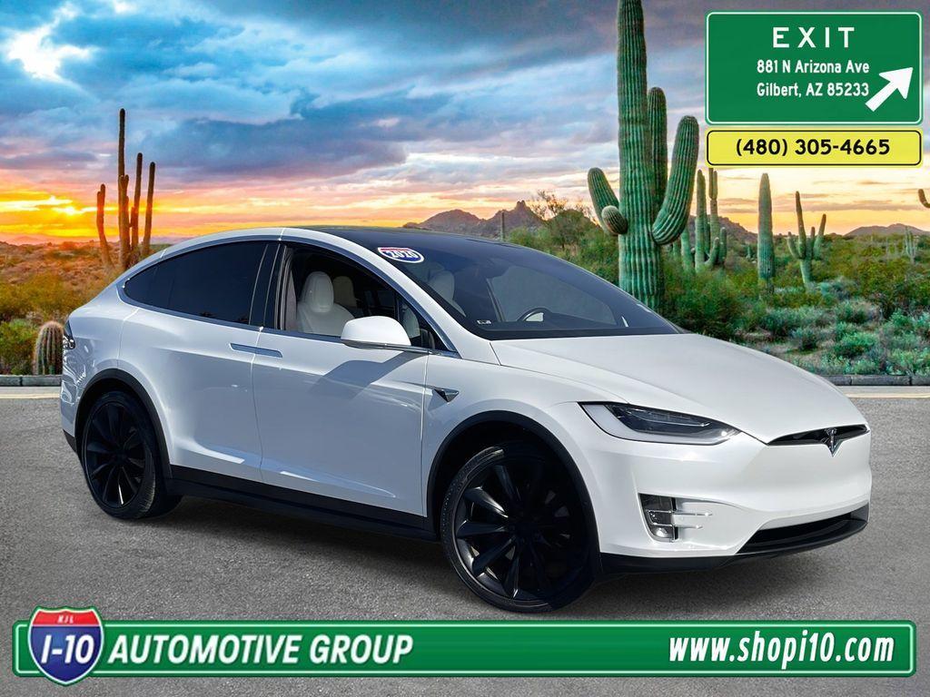 used 2020 Tesla Model X car, priced at $37,996